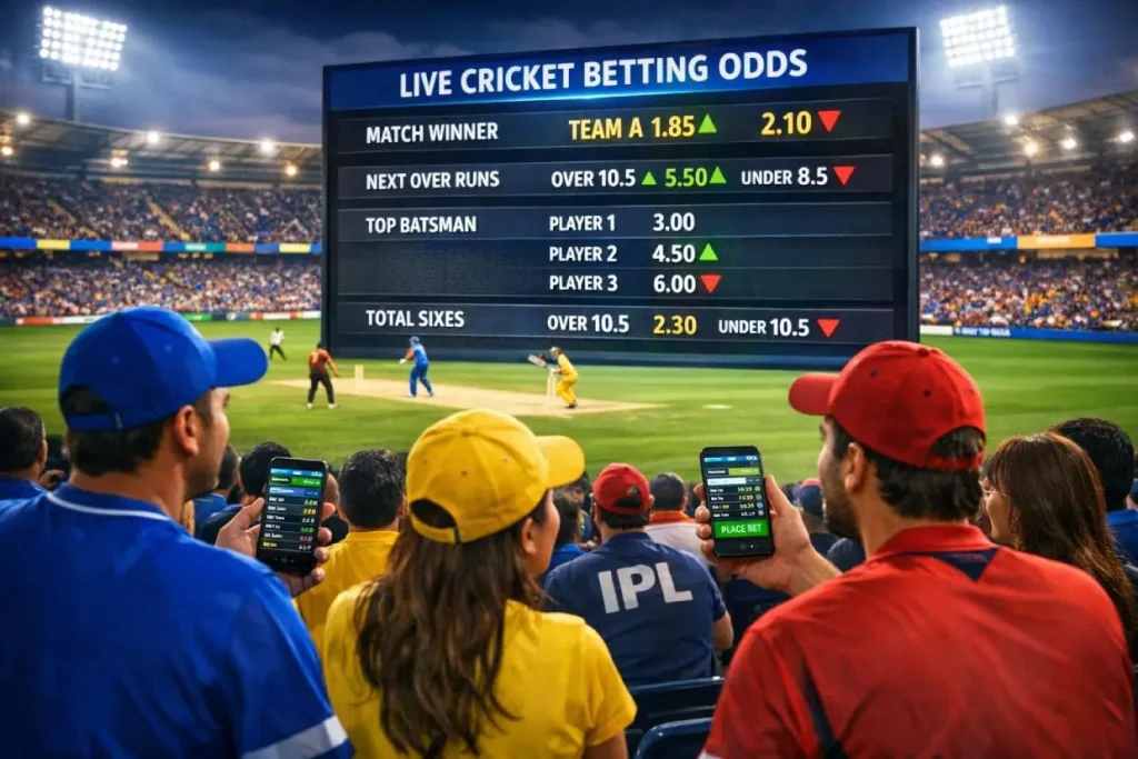Live cricket betting odds with www.SkyExchLogin.net