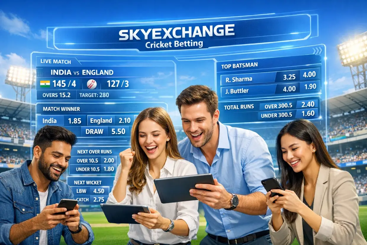 Get Your Online Cricket Betting ID at www.SkyExchLogin.net